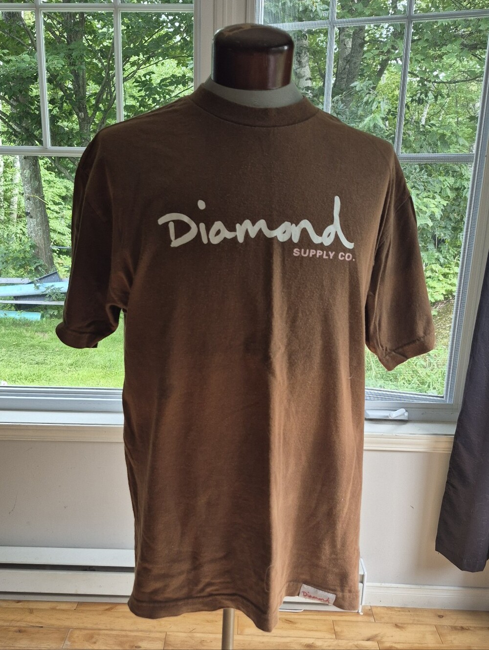 Diamond Supply Co. Brown Logo Short-Sleeve Tee